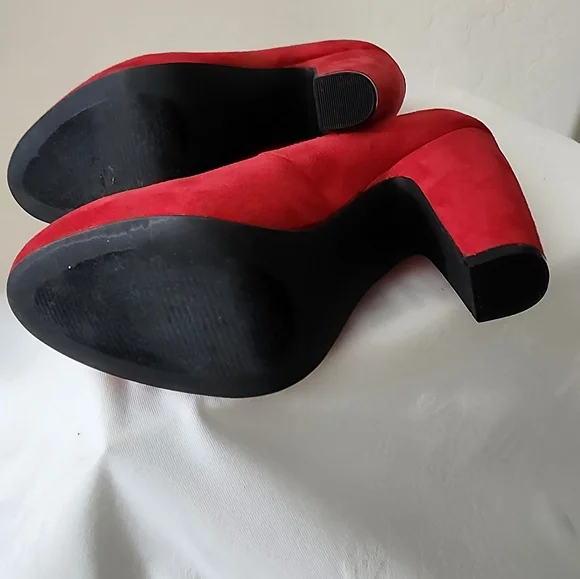 American Rag Women's Red Mary Jane Heels - Picture 5 of 6